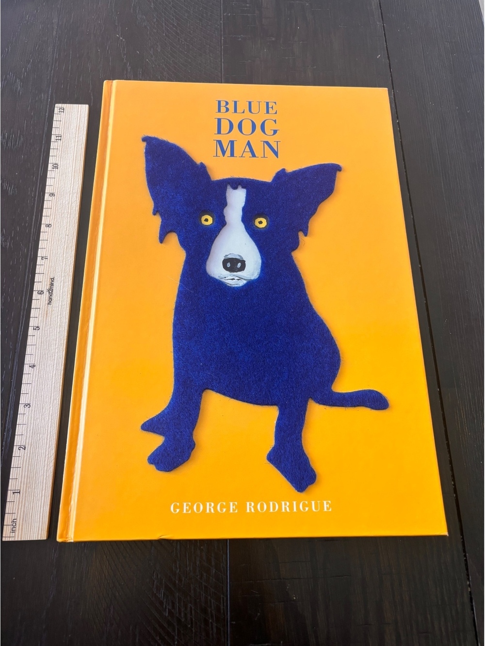 Blue Dog Man by George Rodrigue Hardcover Art Book